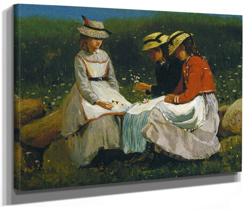 Girls In A Landscape By Winslow Homer Phoenix 4x3