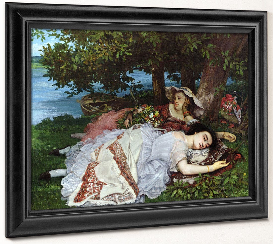Girls On The Banks Of The Seine By Jean Desire Gustave Courbet Phoenix 4x3