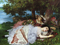 Girls On The Banks Of The Seine By Jean Desire Gustave Courbet Phoenix 4x3