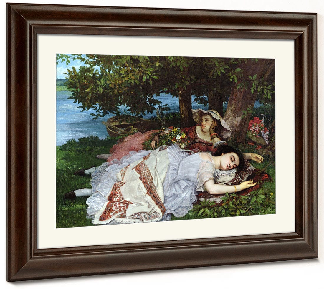 Girls On The Banks Of The Seine By Jean Desire Gustave Courbet Phoenix 4x3