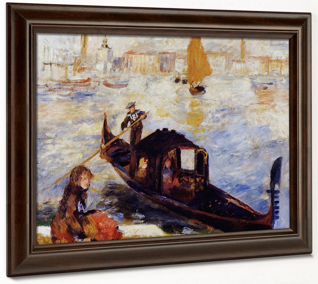 Gondola On The Grand Canal In Venice By Pierre Auguste Renoir Phoenix 4x3
