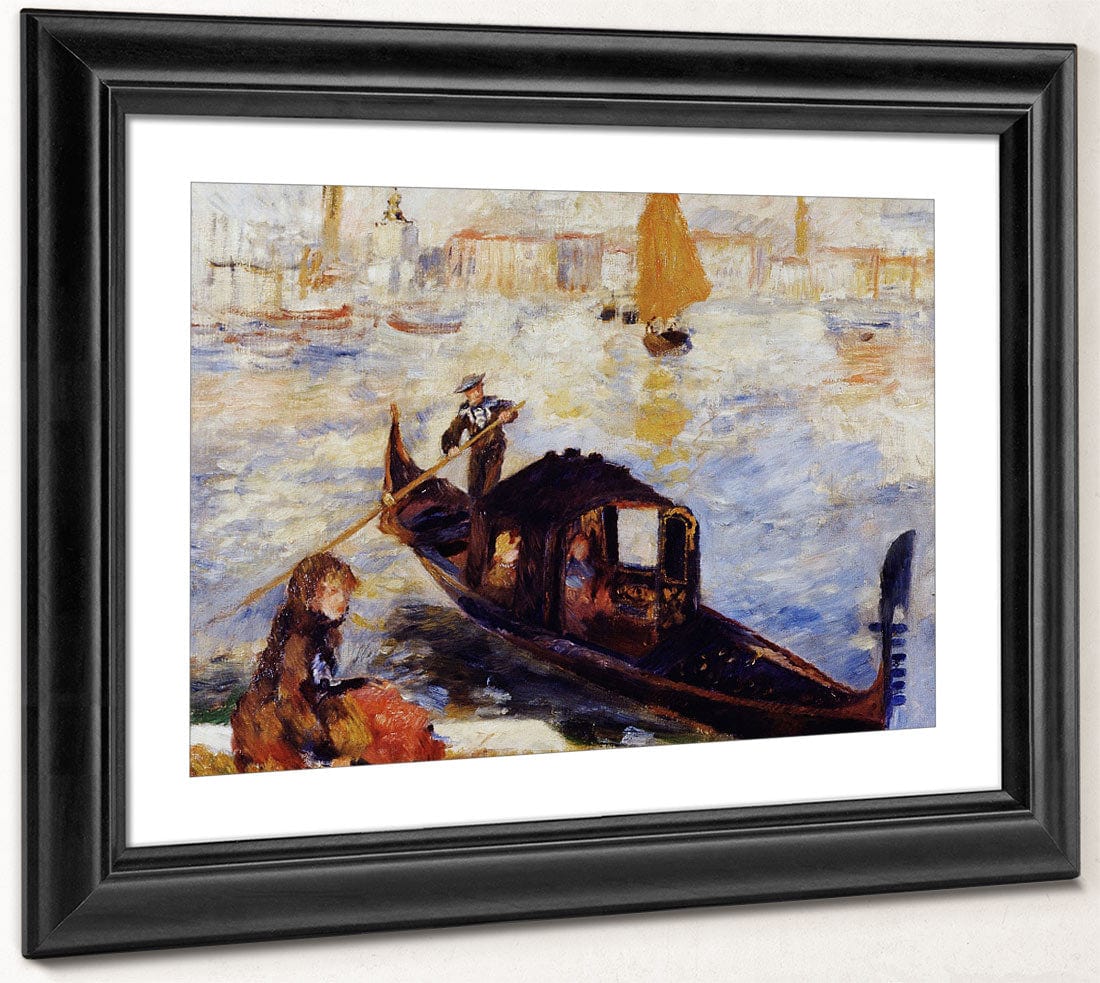Gondola On The Grand Canal In Venice By Pierre Auguste Renoir Phoenix 4x3