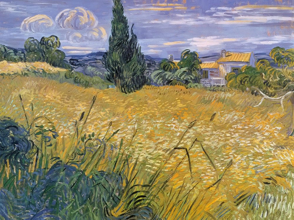 Green Wheat Field With Cypress By Vincent Van Gogh Phoenix 4x3