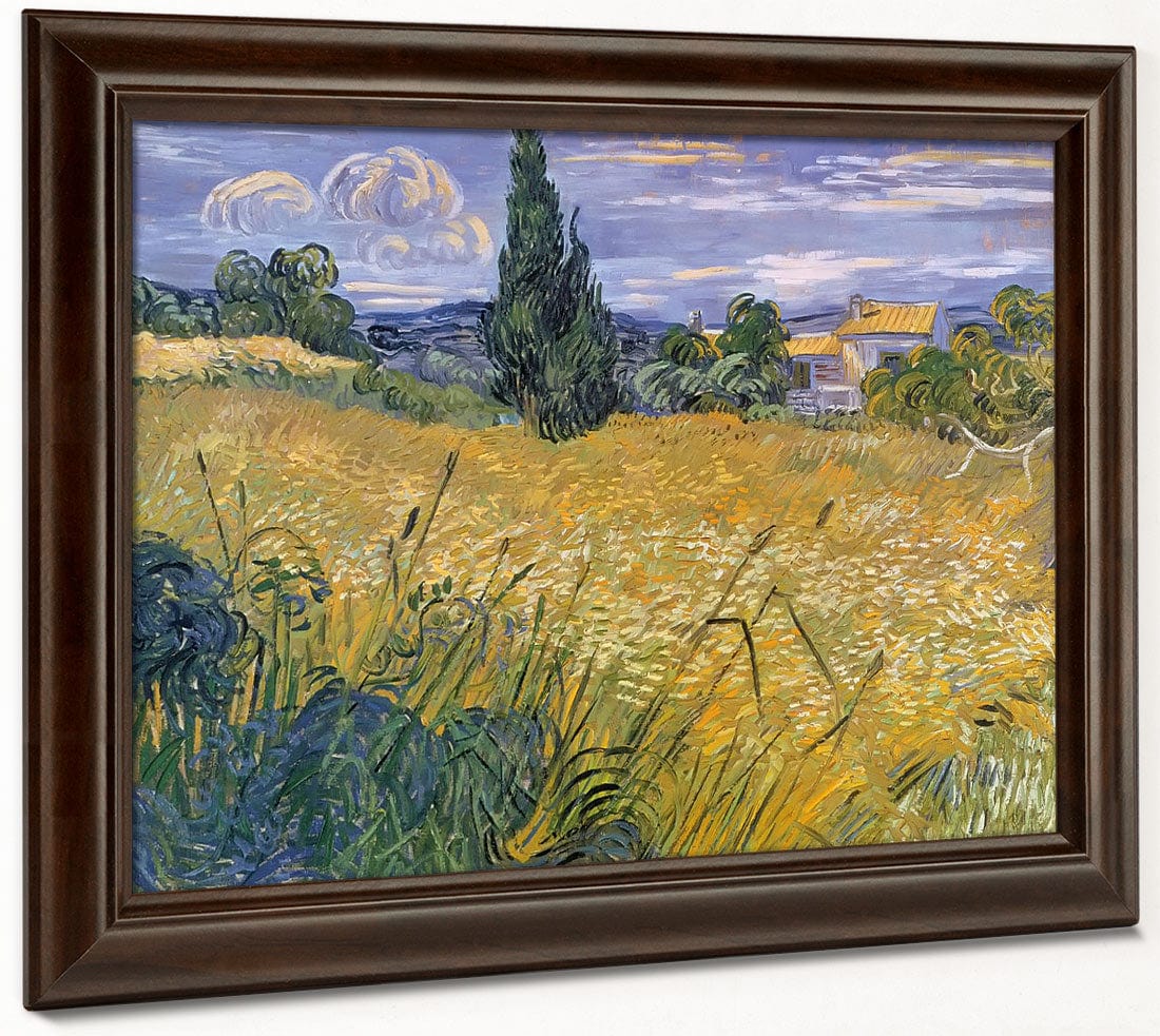 Green Wheat Field With Cypress By Vincent Van Gogh Phoenix 4x3