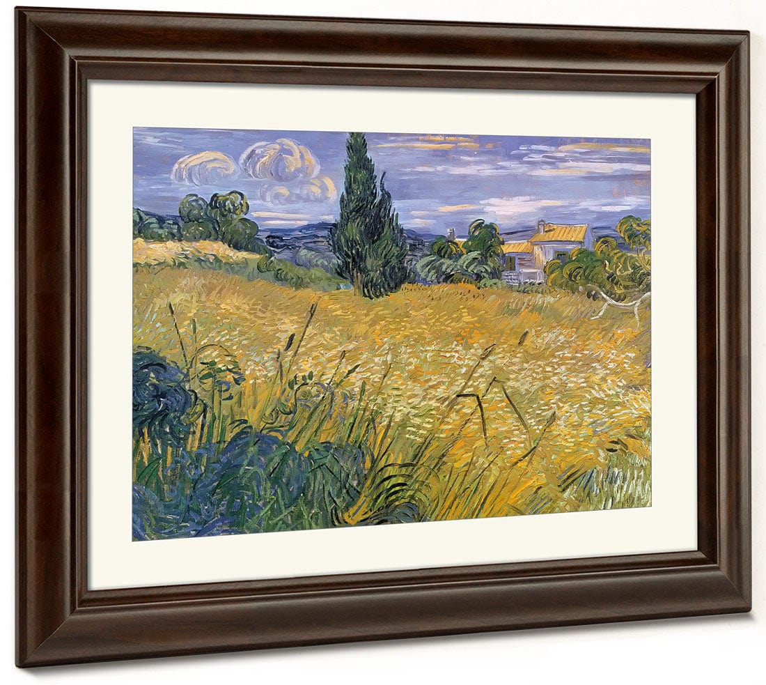 Green Wheat Field With Cypress By Vincent Van Gogh Phoenix 4x3