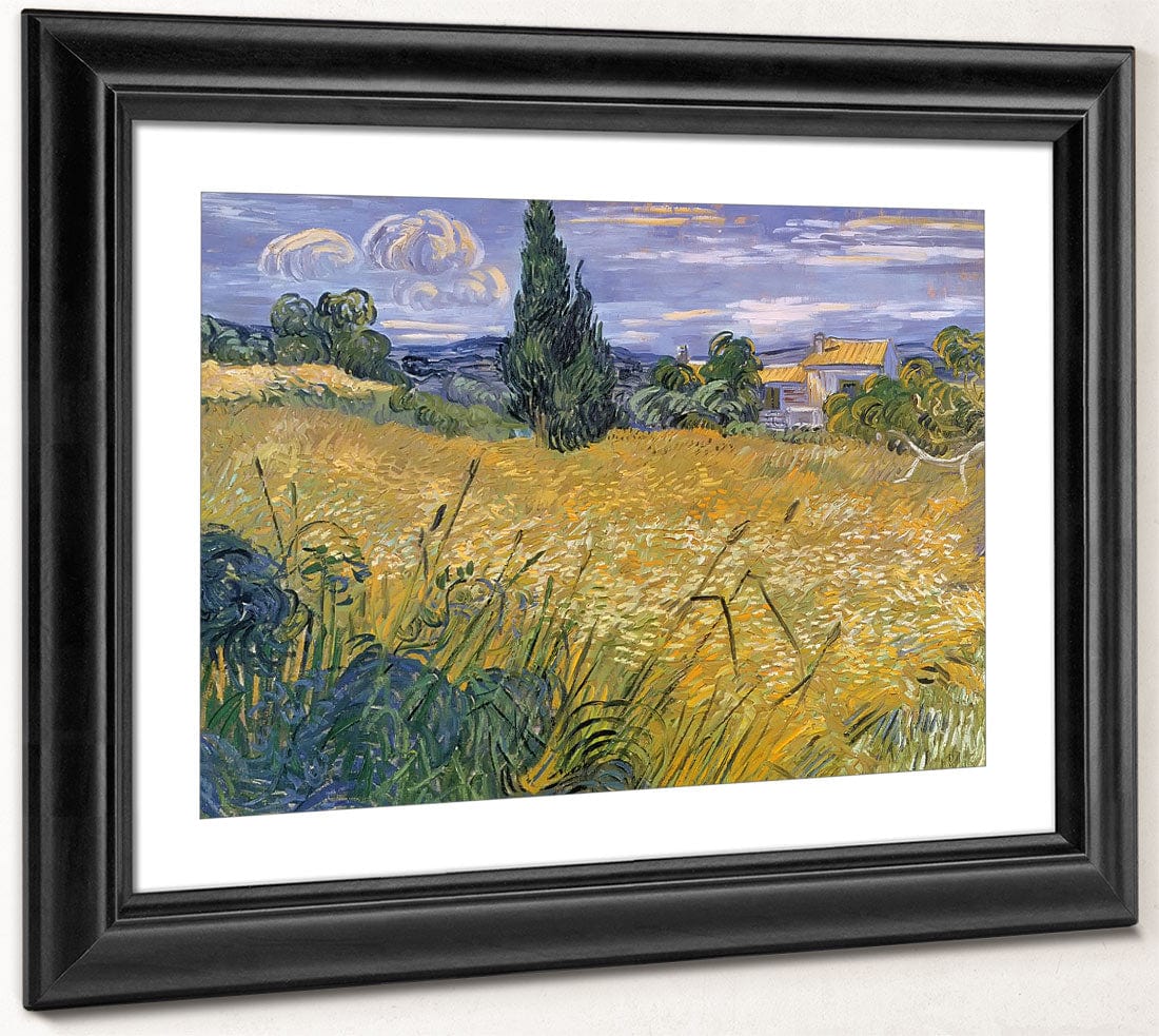Green Wheat Field With Cypress By Vincent Van Gogh Phoenix 4x3