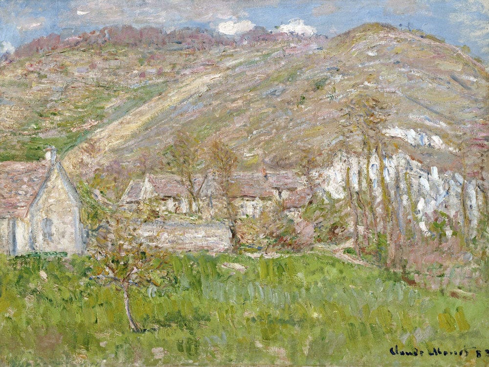 Hamlet On The Cliffs Near Giverny By Claude Monet Phoenix 4x3