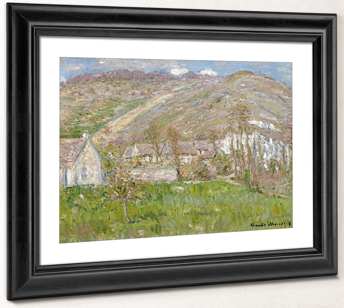 Hamlet On The Cliffs Near Giverny By Claude Monet Phoenix 4x3