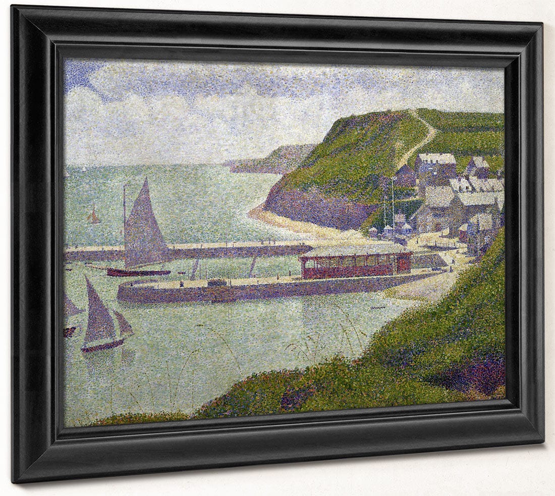 Harbour At Port En Bessin At High Tide By Georges Pierre Seurat Phoenix 4x3