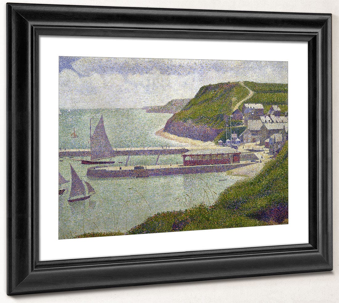 Harbour At Port En Bessin At High Tide By Georges Pierre Seurat Phoenix 4x3