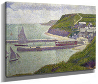 Harbour At Port En Bessin At High Tide By Georges Pierre Seurat Phoenix 4x3