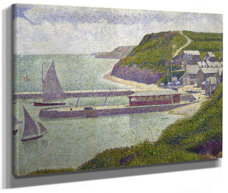 Harbour At Port En Bessin At High Tide By Georges Pierre Seurat Phoenix 4x3