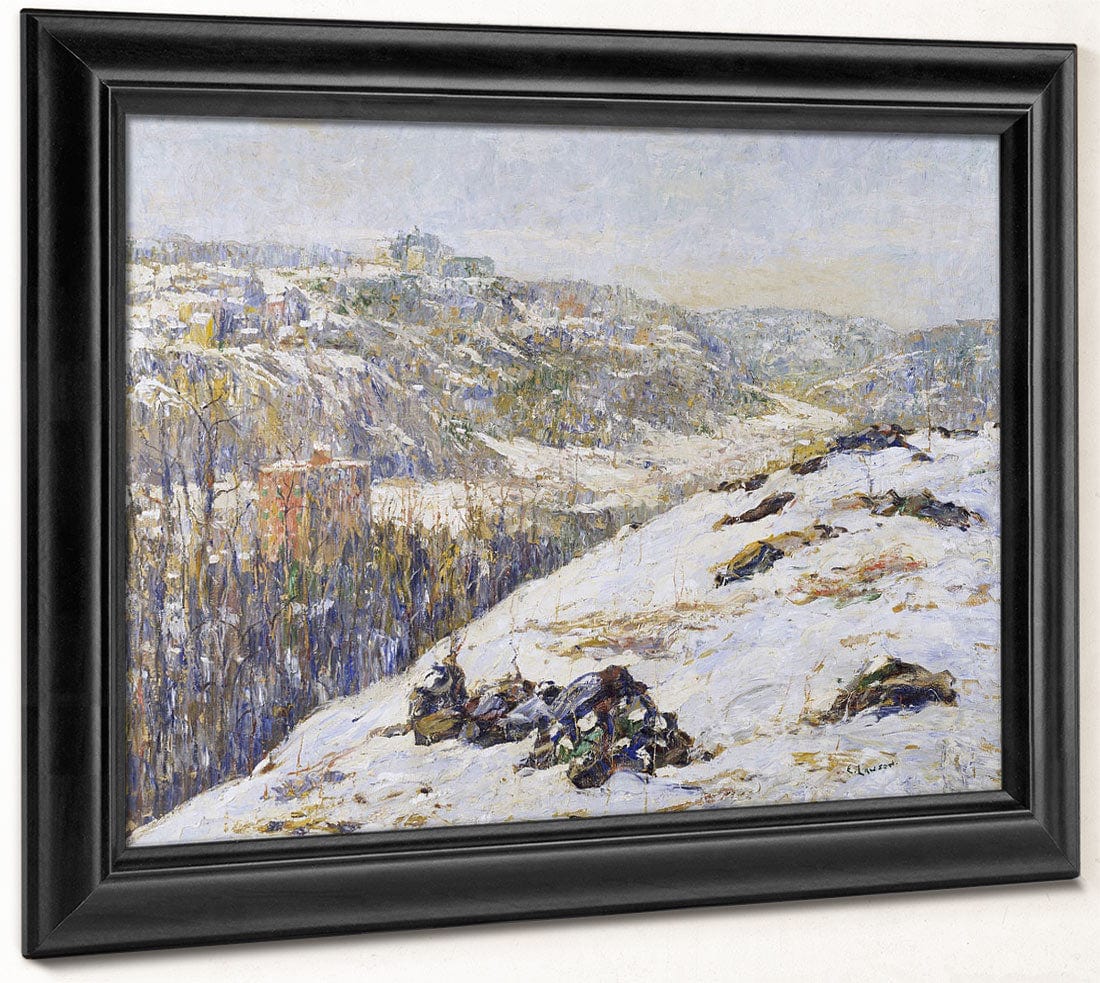 Harlem River, Winter By Ernest Lawson Phoenix 4x3