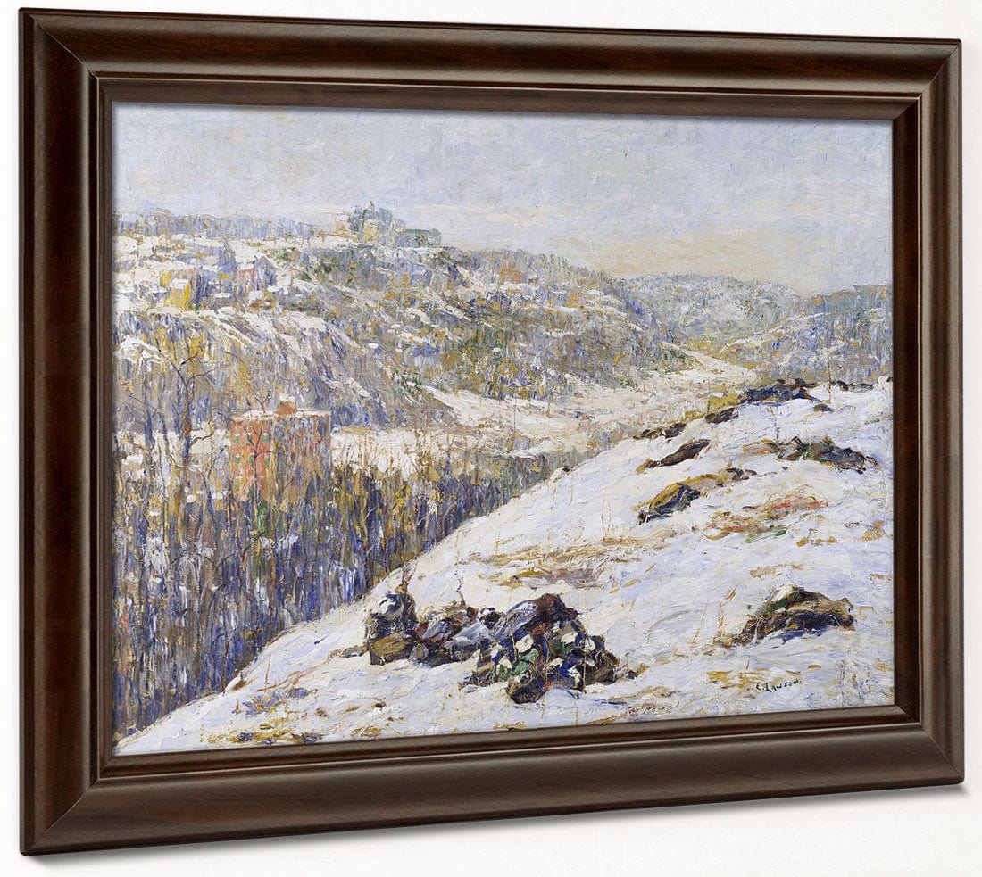 Harlem River, Winter By Ernest Lawson Phoenix 4x3