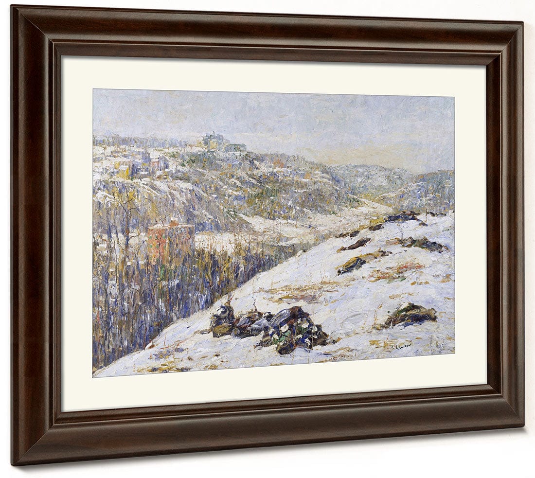 Harlem River, Winter By Ernest Lawson Phoenix 4x3