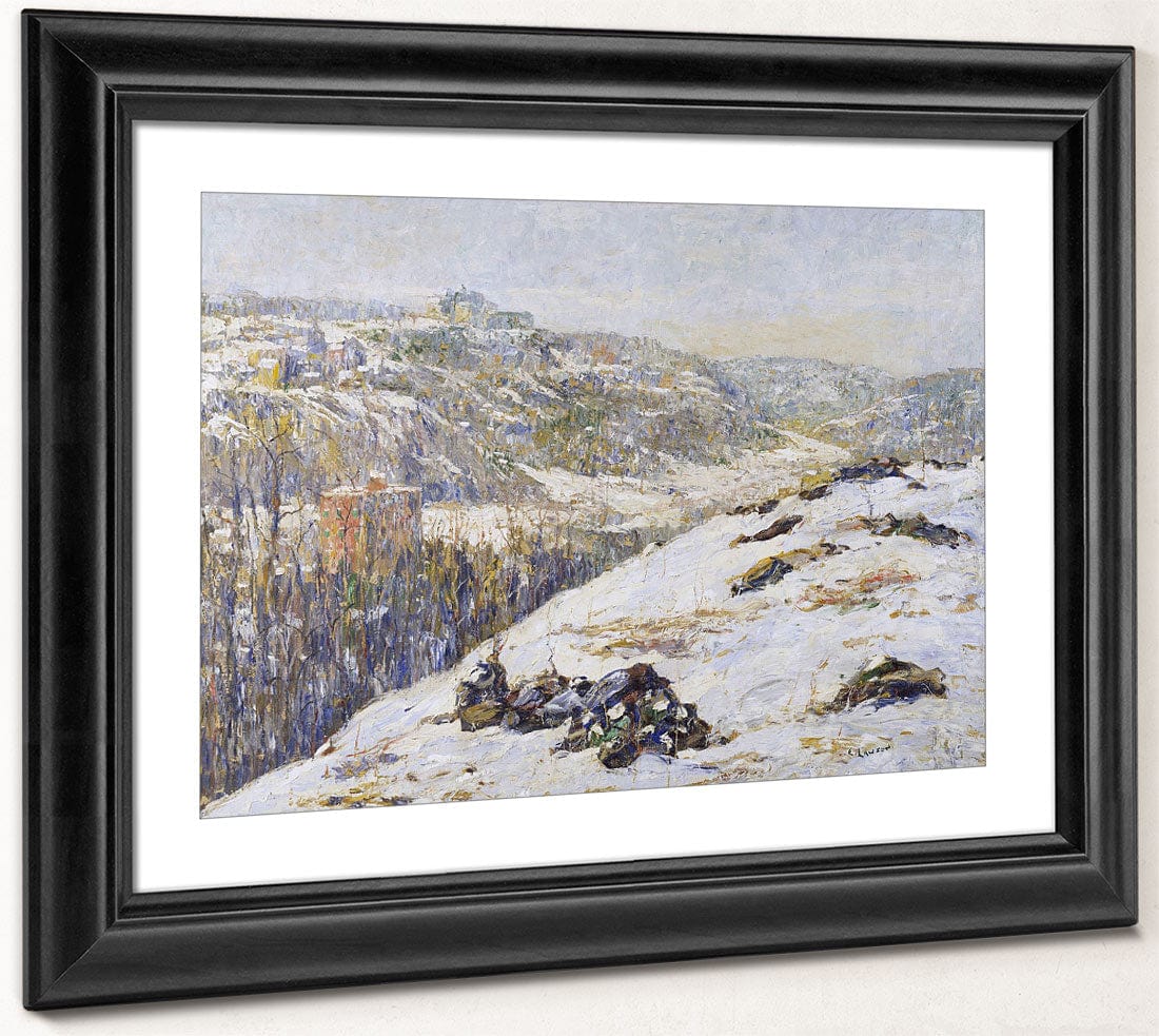 Harlem River, Winter By Ernest Lawson Phoenix 4x3