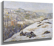 Harlem River, Winter By Ernest Lawson Phoenix 4x3