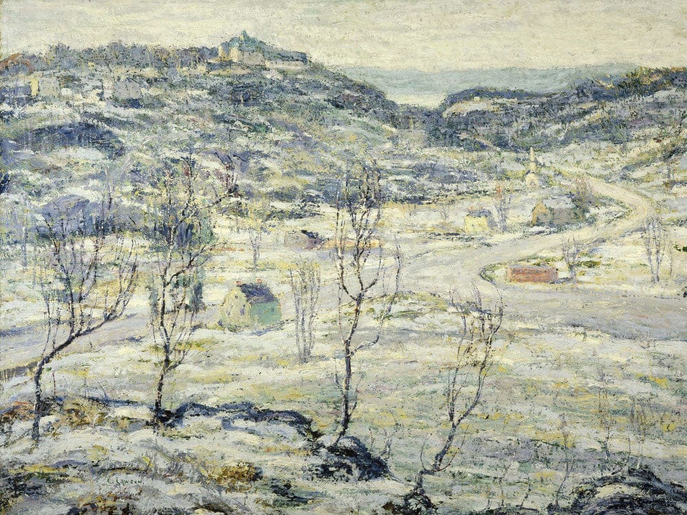 Harlem Valley, Winter By Ernest Lawson Phoenix 4x3