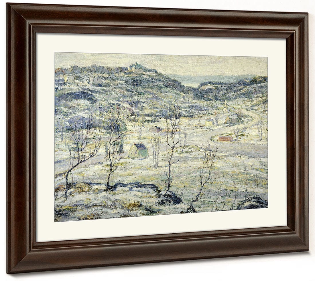 Harlem Valley, Winter By Ernest Lawson Phoenix 4x3