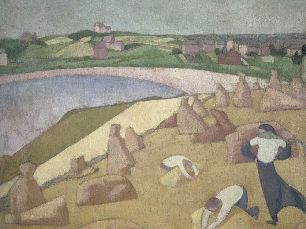Harvest By The Sea By Emile Bernard Phoenix 4x3
