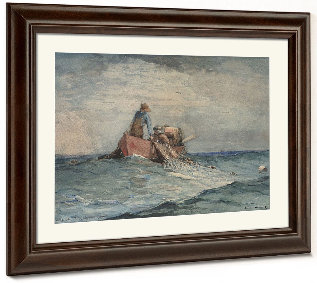Hauling In The Nets By Winslow Homer Phoenix 4x3