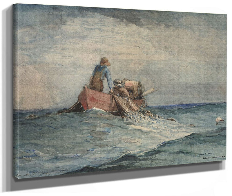 Hauling In The Nets By Winslow Homer Phoenix 4x3