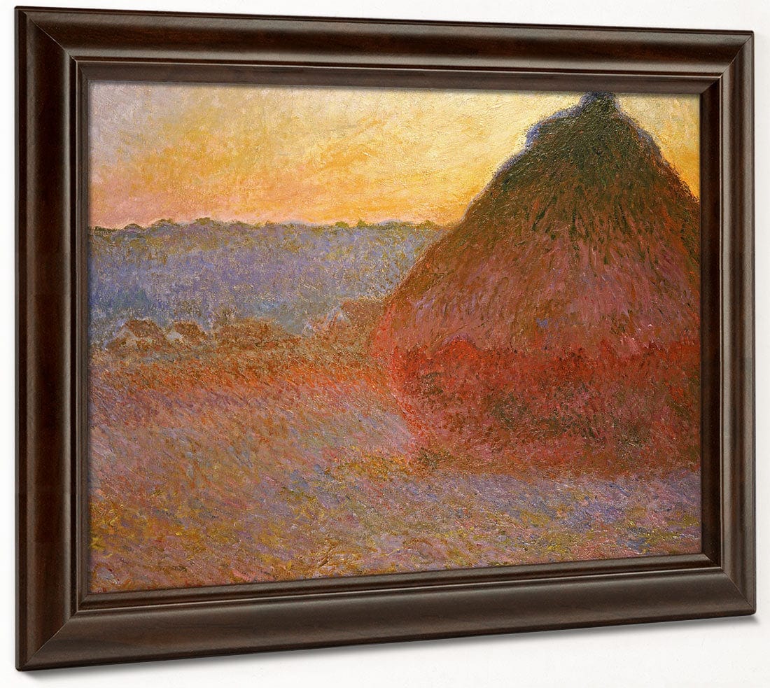 Haystacks, Pink And Blue Impressions By Claude Monet Phoenix 4x3