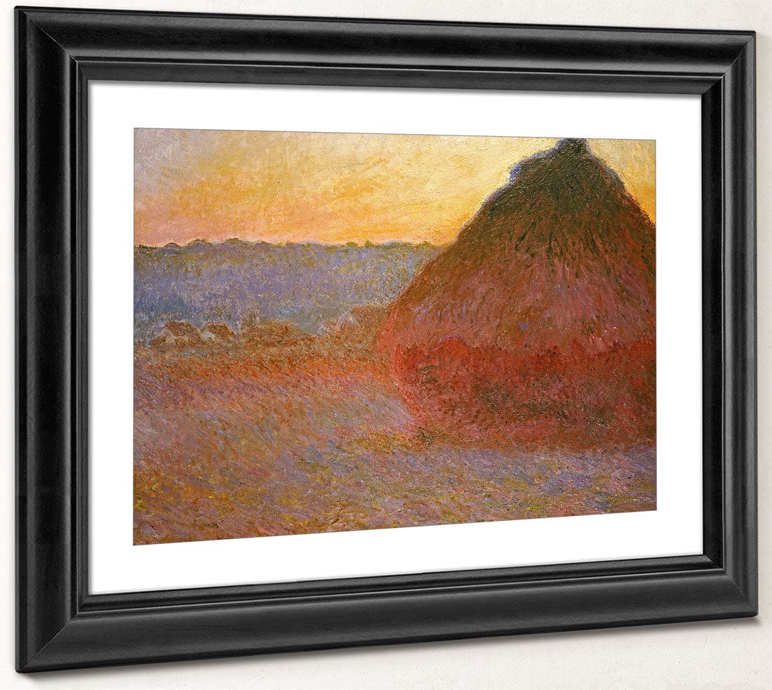 Haystacks, Pink And Blue Impressions By Claude Monet Phoenix 4x3