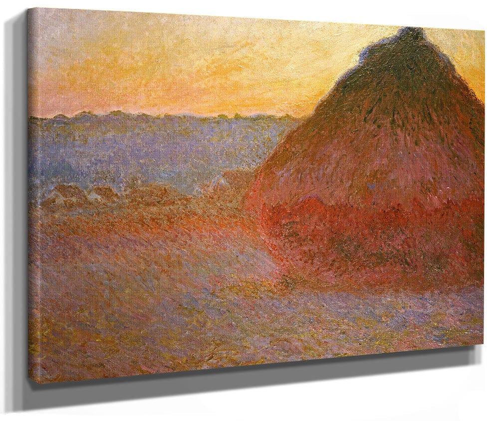 Haystacks, Pink And Blue Impressions By Claude Monet Phoenix 4x3