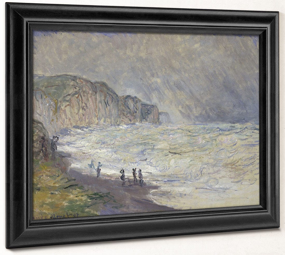 Heavy Sea At Pourville By Claude Monet Phoenix 4x3