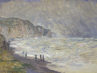 Heavy Sea At Pourville By Claude Monet Phoenix 4x3