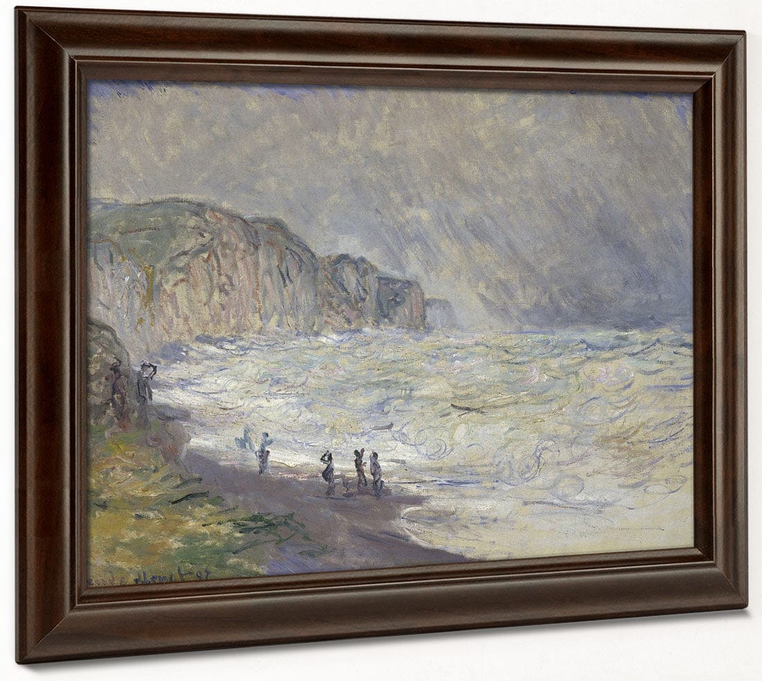Heavy Sea At Pourville By Claude Monet Phoenix 4x3
