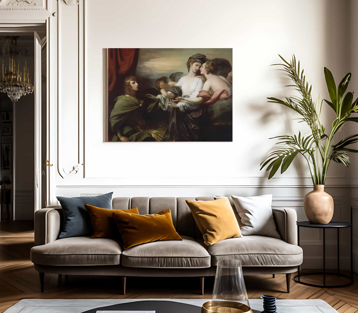 Helen Brought To Paris By Benjamin West Phoenix 4x3