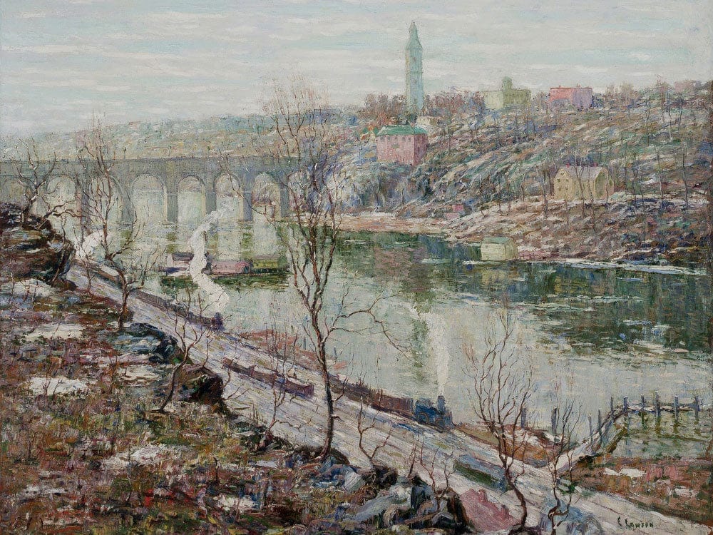 High Bridge, Harlem River By Ernest Lawson Phoenix 4x3
