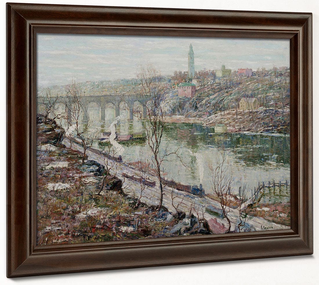 High Bridge, Harlem River By Ernest Lawson Phoenix 4x3