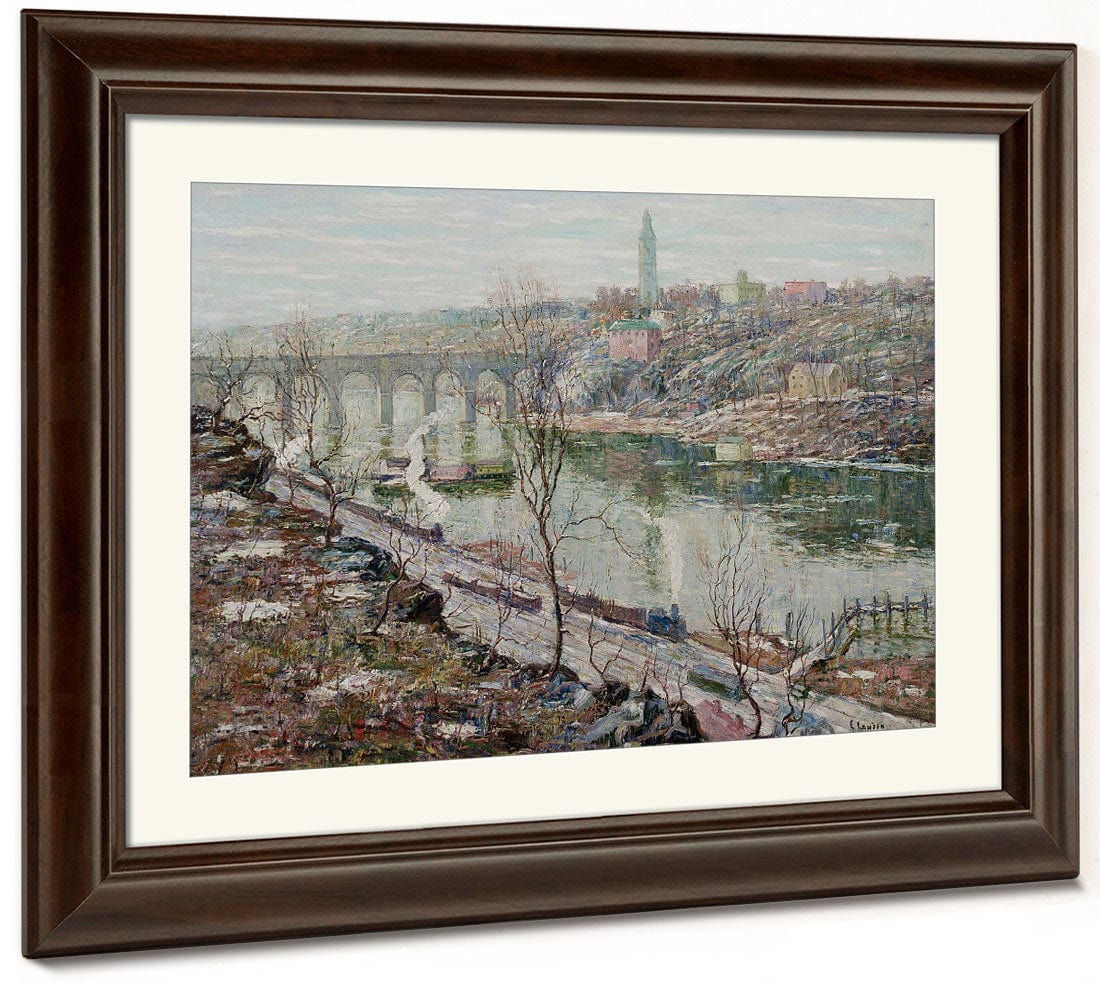High Bridge, Harlem River By Ernest Lawson Phoenix 4x3