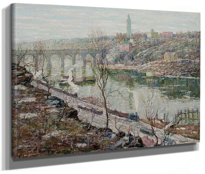 High Bridge, Harlem River By Ernest Lawson Phoenix 4x3