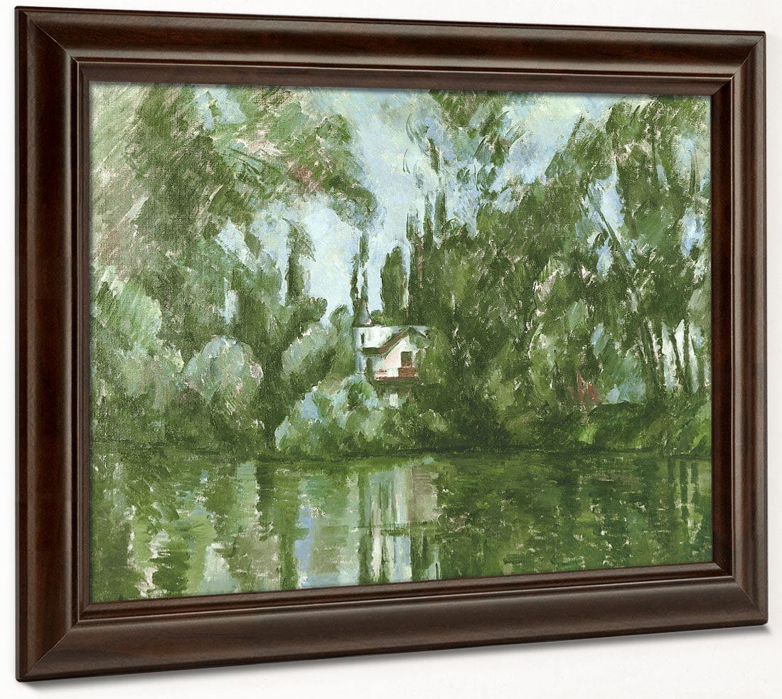 House On The Banks Of The Marne By Paul Cezanne Phoenix 4x3