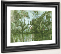 House On The Banks Of The Marne By Paul Cezanne Phoenix 4x3
