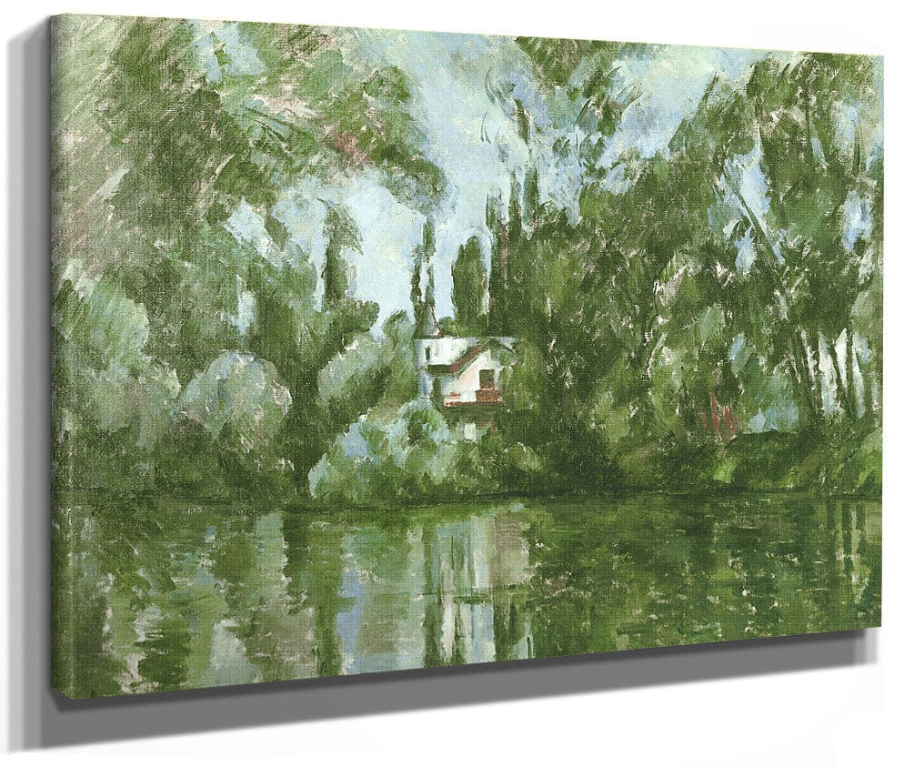House On The Banks Of The Marne By Paul Cezanne Phoenix 4x3