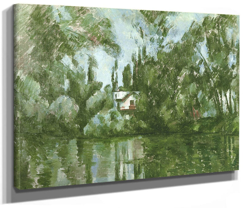 House On The Banks Of The Marne By Paul Cezanne Phoenix 4x3