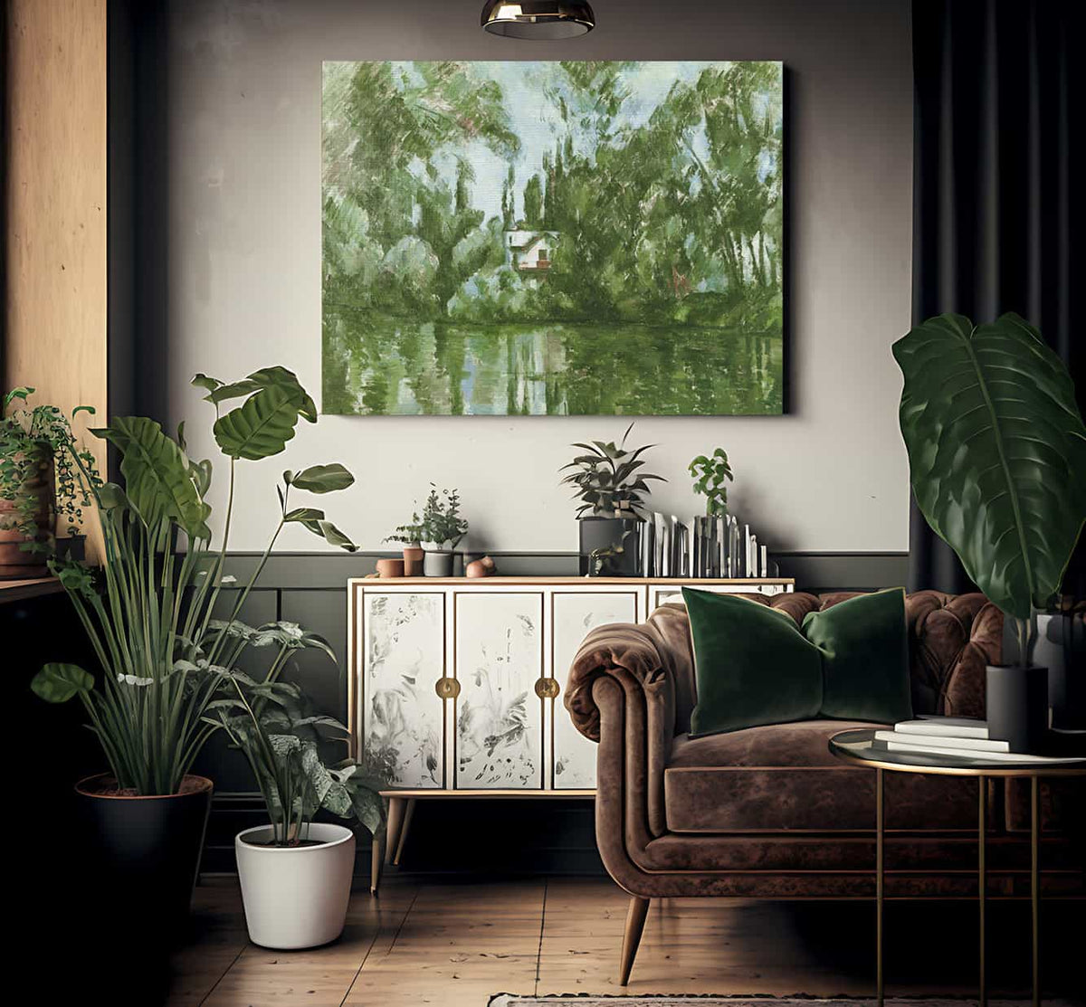 House On The Banks Of The Marne By Paul Cezanne Phoenix 4x3