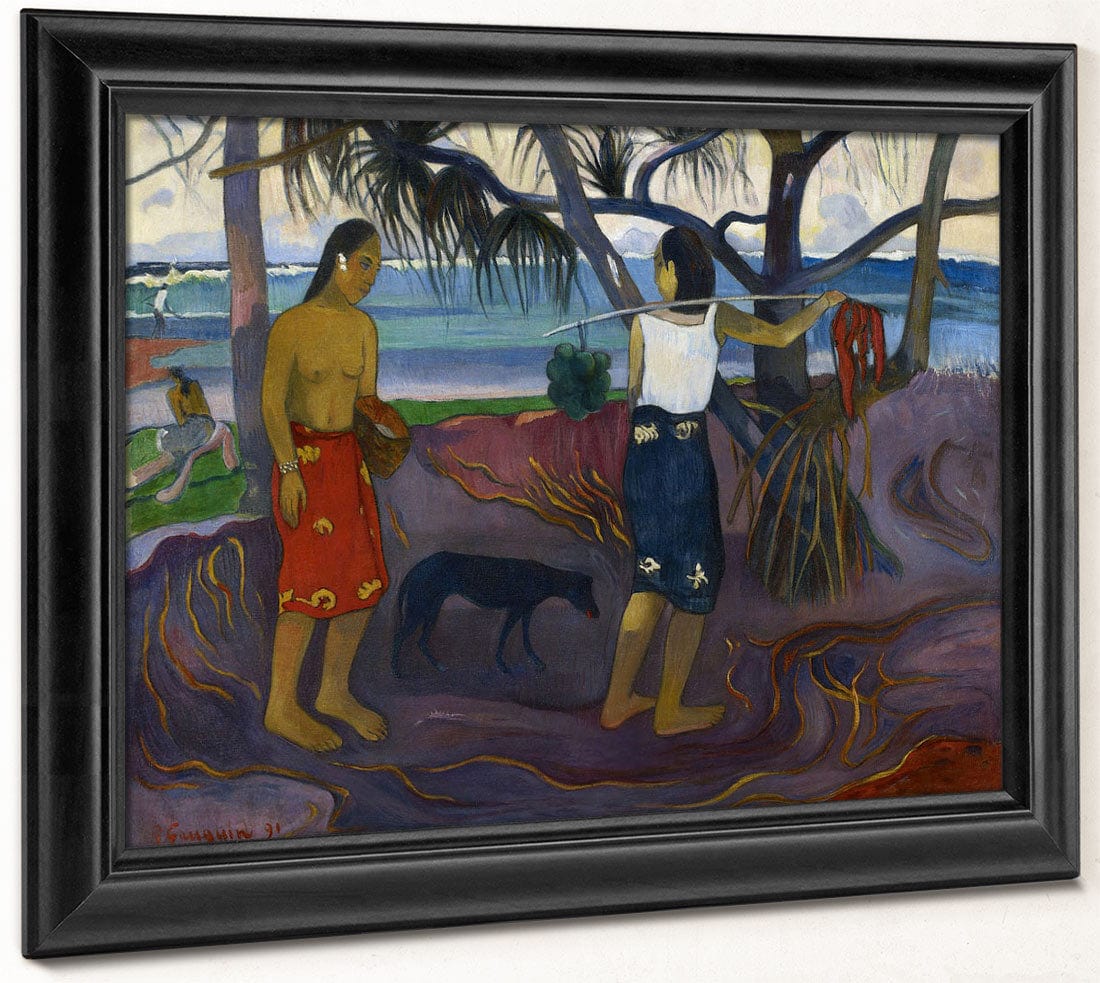 I Raro Te Oviri (Under The Pandanus) By Paul Gauguin Phoenix 4x3