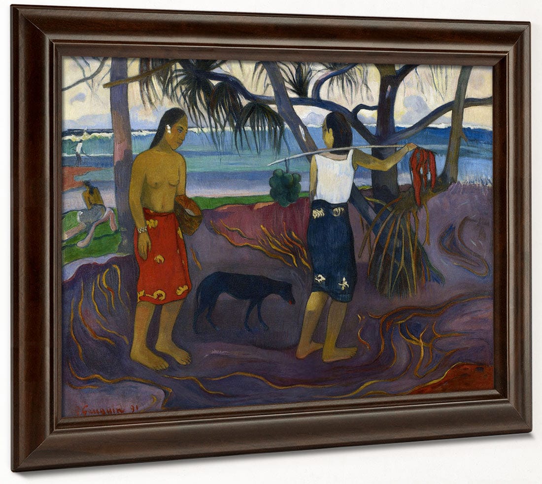 I Raro Te Oviri (Under The Pandanus) By Paul Gauguin Phoenix 4x3