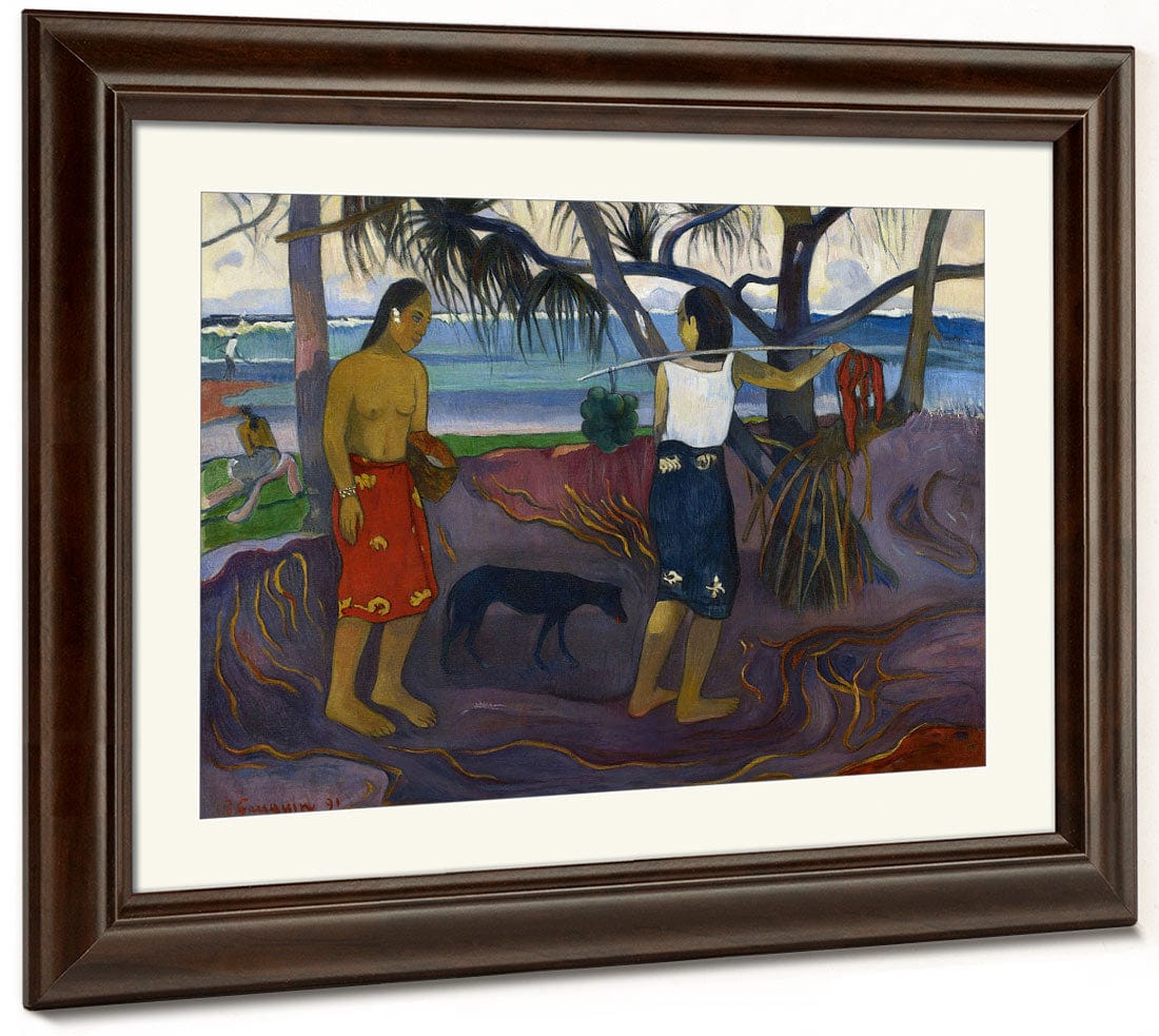 I Raro Te Oviri (Under The Pandanus) By Paul Gauguin Phoenix 4x3