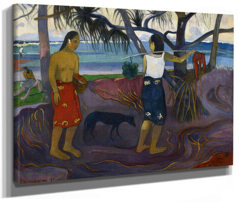 I Raro Te Oviri (Under The Pandanus) By Paul Gauguin Phoenix 4x3