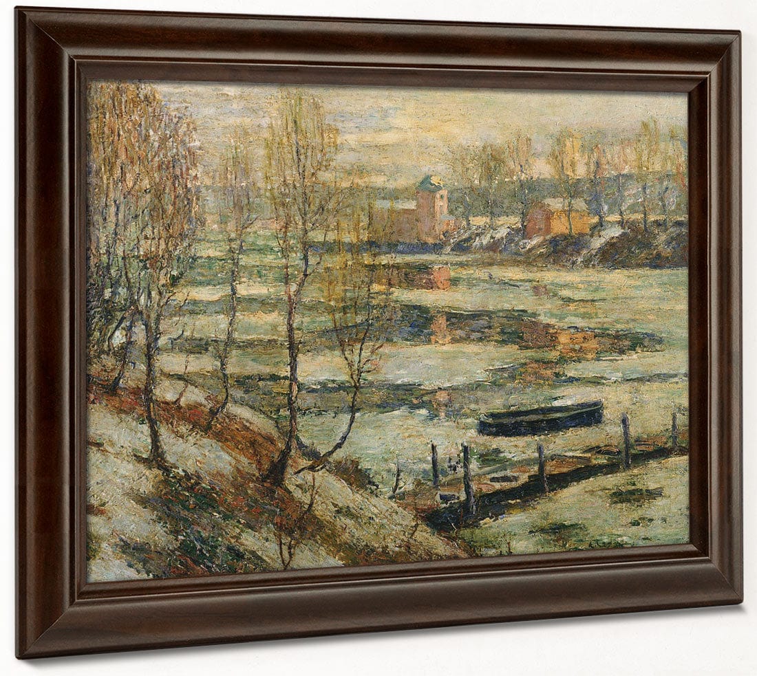 Ice In The River By Ernest Lawson Phoenix 4x3
