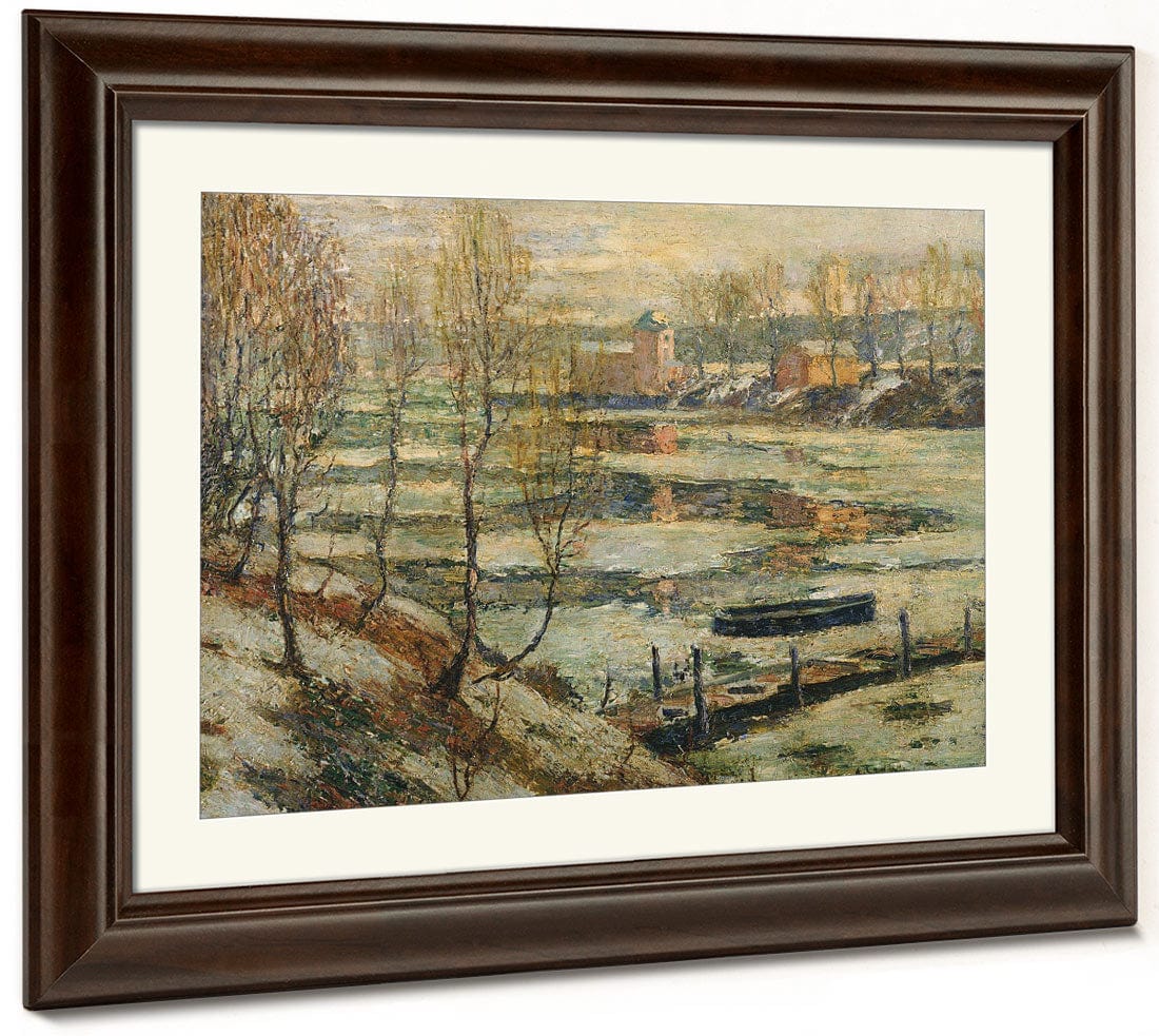 Ice In The River By Ernest Lawson Phoenix 4x3