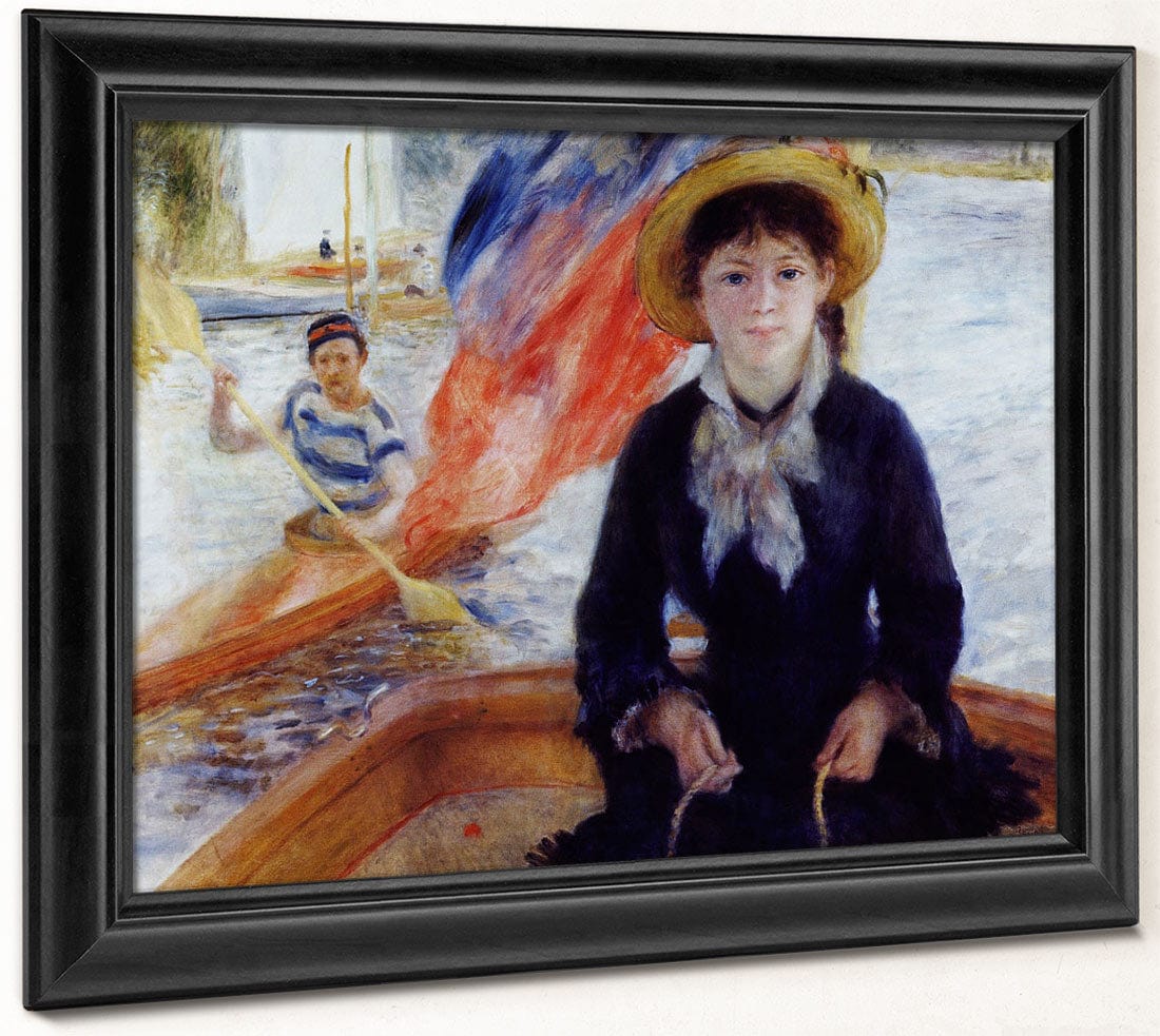 In A Dinghy By Pierre Auguste Renoir Phoenix 4x3