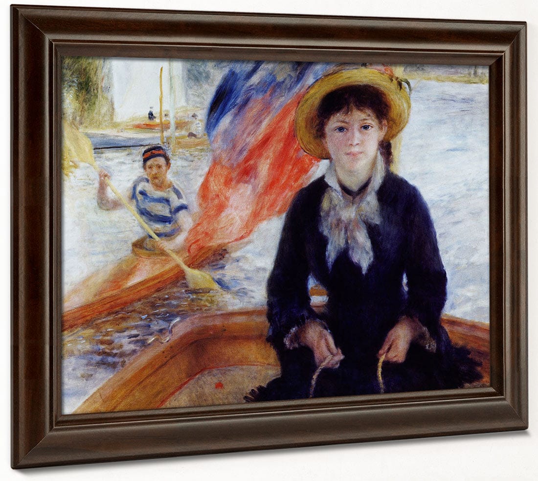 In A Dinghy By Pierre Auguste Renoir Phoenix 4x3